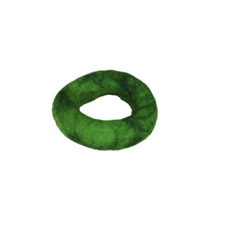 Klangschalenring gr&uuml;n &Oslash; 8 cm
