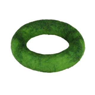 Klangschalenring gr&uuml;n &Oslash; 13 cm