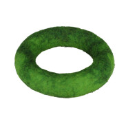 Klangschalenring gr&uuml;n &Oslash; 13 cm