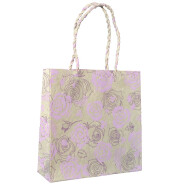 Pr&auml;sentt&uuml;te Rosendesign wei&szlig; 20*20*7cm