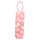 Pr&auml;sentt&uuml;te Rosendesign apricot f&uuml;r Flasche