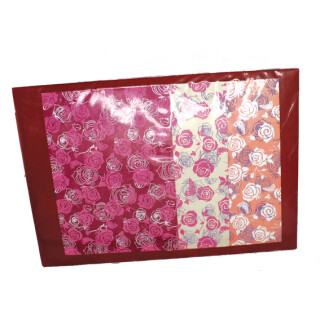6er-Set Gru&szlig;karten Rosendesign