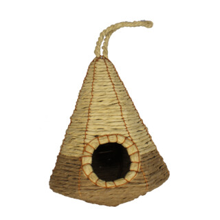 Vogelnest aus Papierschn&uuml;ren