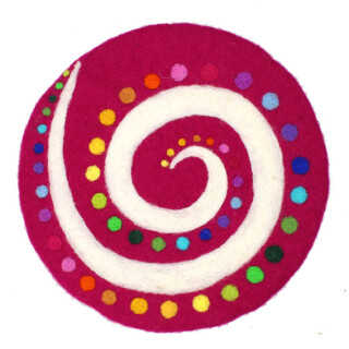 Filz Untersetzer Spirale 22cm