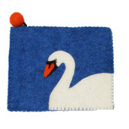 Filz B&ouml;rse Schwan