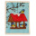 Batikkarte Vogelhaus