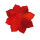 Filz Untersetzer Bl&uuml;te  12 cm rot