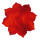 Filz Untersetzer Bl&uuml;te 17 cm rot