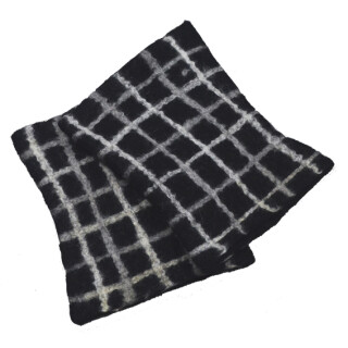 Filz Pulsw&auml;rmer schwarz-wei&szlig;