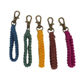5er-Set Karabiner Makramee-H&auml;nger