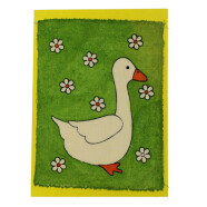 Batikkarte Gans