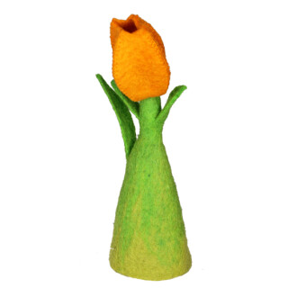 Filz Eierw&auml;rmer Tulpe orange