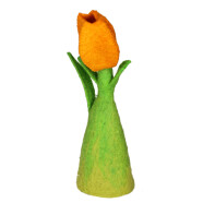 Filz Eierw&auml;rmer Tulpe orange
