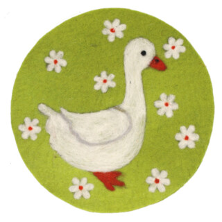 Filz Untersetzer 20cm Gans