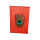 Notizbuch Pfauenfeder klein rot