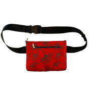 G&uuml;rteltasche Ginkgo rot
