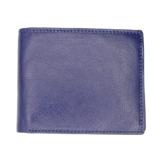 Leder Brieftasche Herren blau