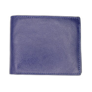 Leder Brieftasche Herren blau