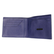 Leder Brieftasche Herren blau