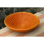 Kaisa-Gras Deko-Schale 30cm rund rot/orange