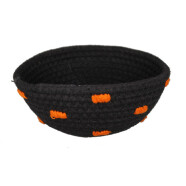 Baumwoll-Schale schwarz 12cm