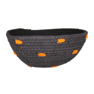 Baumwoll-Schale schwarz 19cm