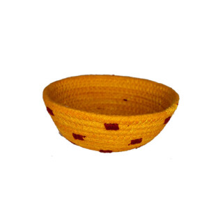 Baumwoll-Schale orange 12cm