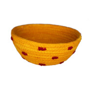 Baumwoll-Schale orange 15cm