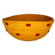 Baumwoll-Schale orange 19cm