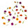 Papier-Girlande Blumen 350cm