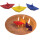 Schwimmkerzen-Set Boote rot/gelb/blau