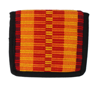 Brieftasche St&auml;bchenmuster rot