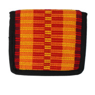 Brieftasche St&auml;bchenmuster rot