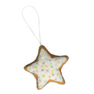 Filz H&auml;nger Lebkuchen-Stern