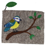 Filz B&ouml;rse Fr&uuml;hlingsvogel gro&szlig;