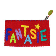 Filz B&ouml;rse bestickt "Fantasie"