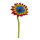 Filz Blume Regenbogen