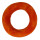 Filz Klangschalenring orange &Oslash; 10 cm
