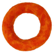 Filz Klangschalenring orange &Oslash; 13 cm
