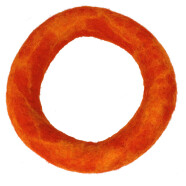 Filz Klangschalenring orange &Oslash; 16 cm