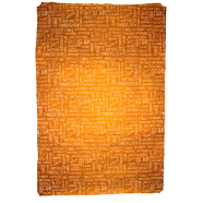 Geschenkpapier "Faire Worte" orange