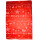 Geschenkpapier Weihnachtsworte rot