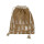 Jute Zugbeutel mit Baum-Druck gro&szlig;