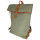 Canvas mit Lederbesatz - Rucksack oliv