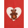 Gru&szlig;karte mit Anh&auml;nger B&auml;rchen
