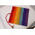 Filz Picknickmatte quadratisch regenbogen