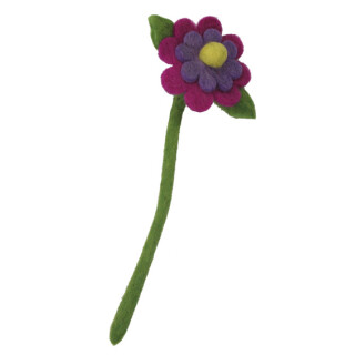 Filzblume Vergissmeinnicht pink/violett