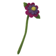 Filzblume Vergissmeinnicht pink/violett