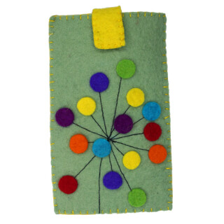 Filz Smartphone-H&uuml;lle "Pusteblume"