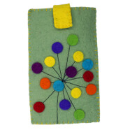 Filz Smartphone-H&uuml;lle "Pusteblume"